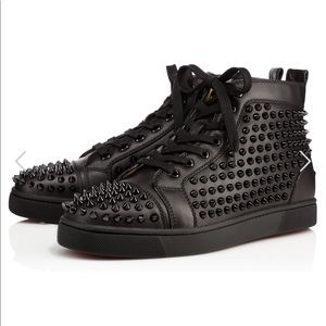 Louboutin “Louis Orlato Spike” Hightop sne…